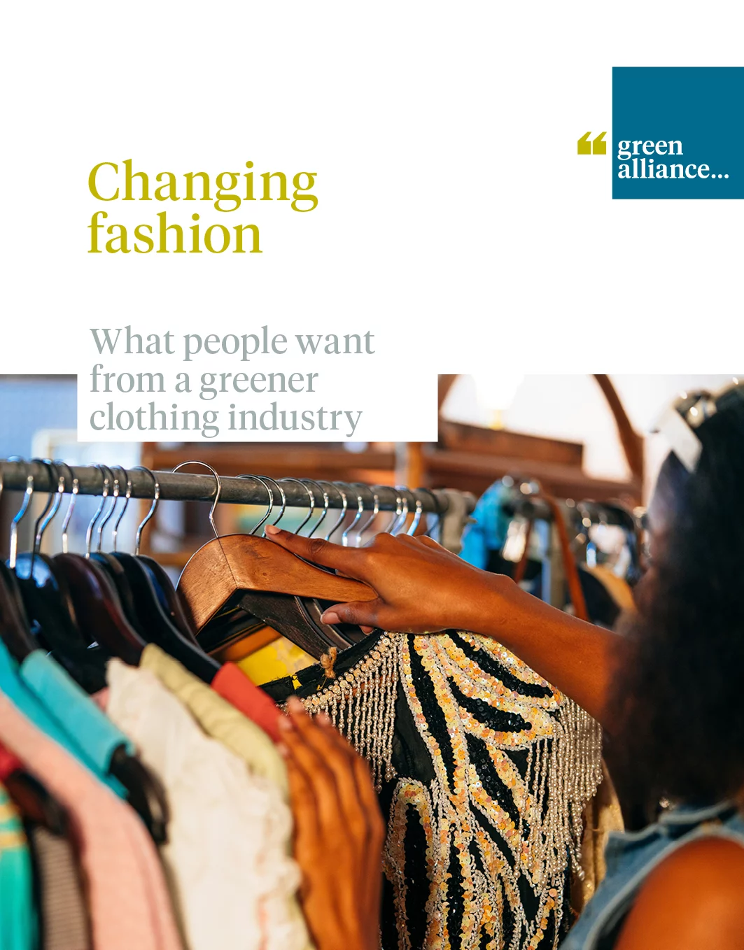 what people want from a greener clothing industry » Green Alliance